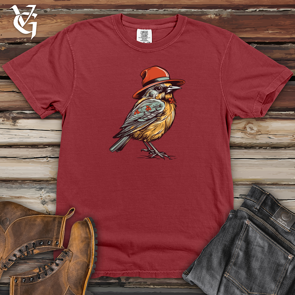 Viking Goods Robin Western Whistle Cowboy Cap Heavy Cotton Comfort Colors Tee Brick / L