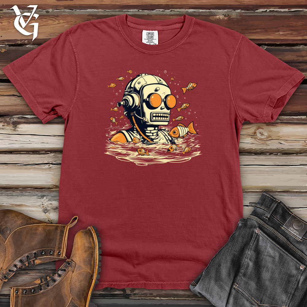 Viking Goods RoboSwim Heavy Cotton Comfort Colors Tee Brick / L