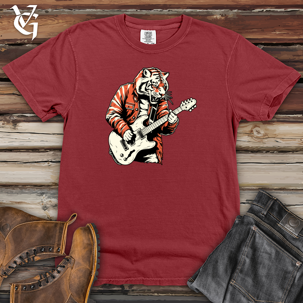 Viking Goods Rockin' Roar Tiger Heavy Cotton Comfort Colors Tee Brick / L
