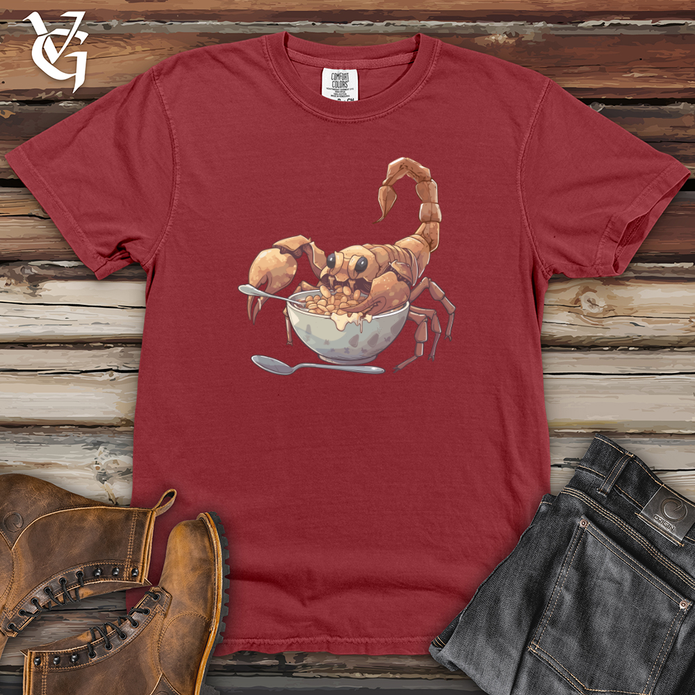 Viking Goods Scorpion Cereal Feast Heavy Cotton Comfort Colors Tee Brick / L
