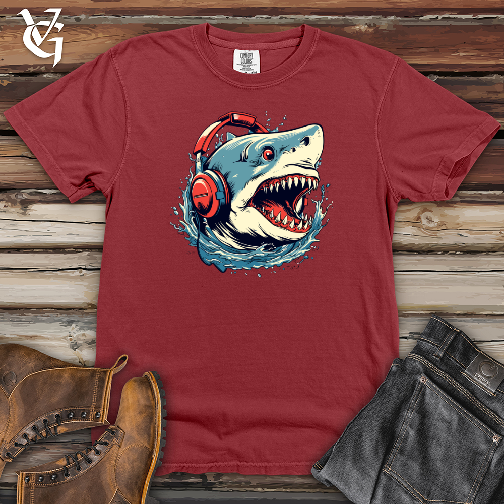 Viking Goods Shark Deep Dive Soundwave Symphony Heavy Cotton Comfort Colors Tee Brick / L
