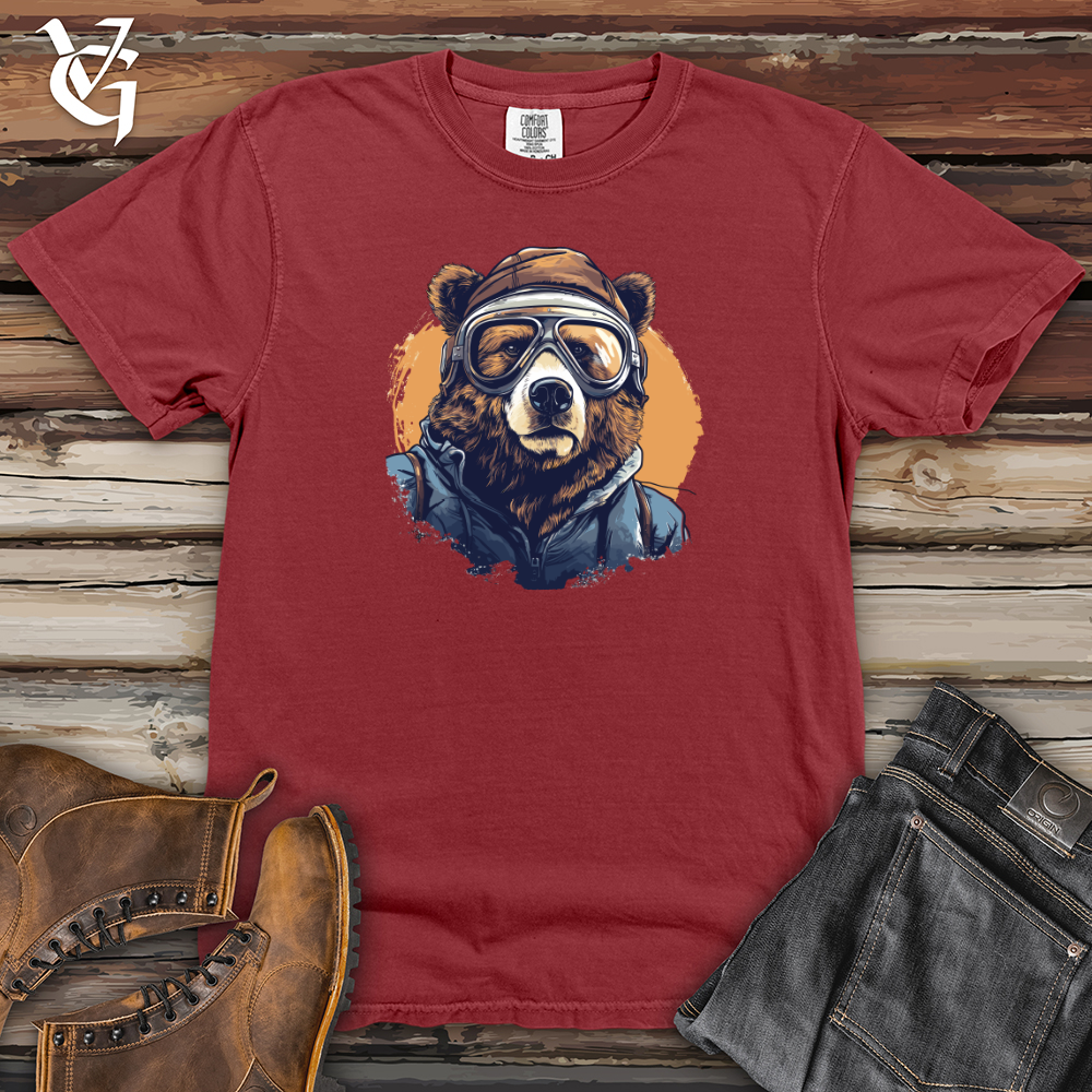 Viking Goods Skyward Grizzly Heavy Cotton Comfort Colors Tee Brick / L