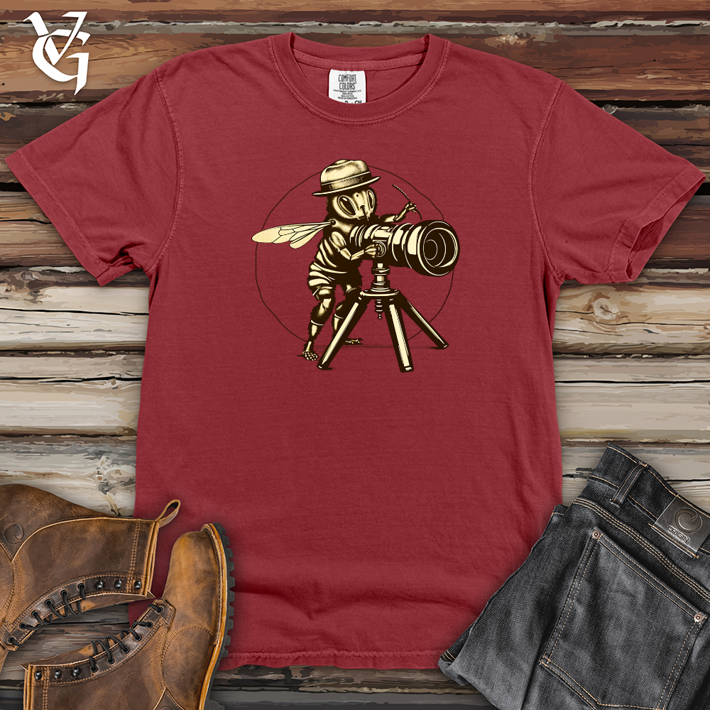 Viking Goods Snapshot Buzzographer Heavy Cotton Comfort Colors Tee Brick / L