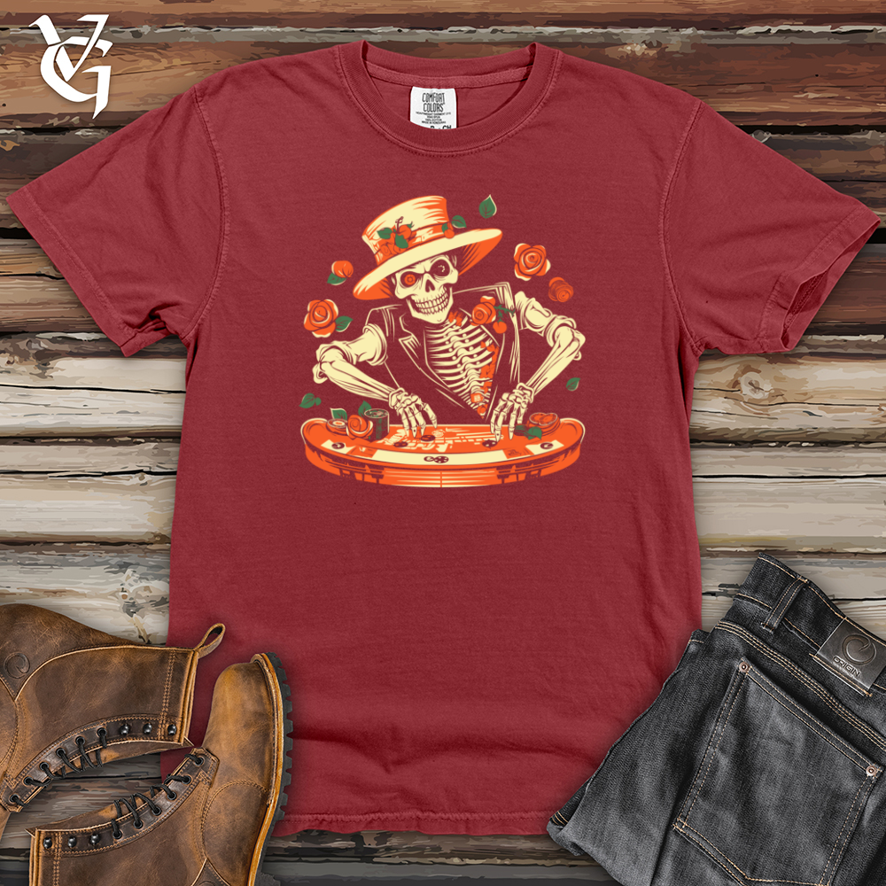 Viking Goods Spooky Peach Roulette Heavy Cotton Comfort Colors Tee Brick / L