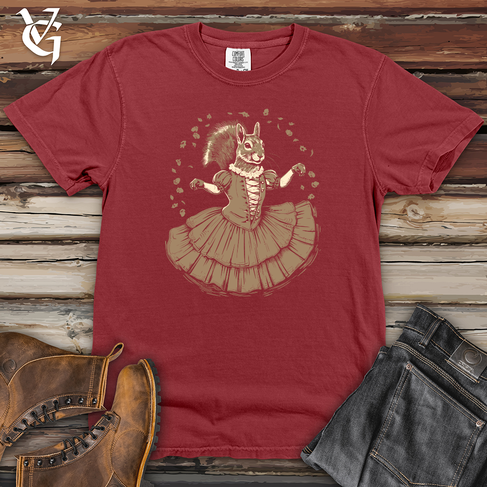 Viking Goods Squirrel Ballet Whirl Heavy Cotton Comfort Colors Tee Brick / L