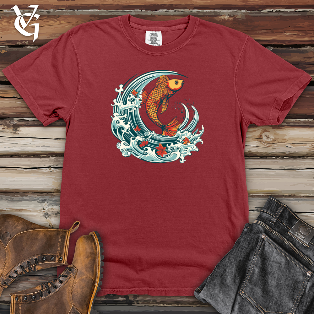 Viking Goods Surfin Finatics  Heavy Cotton Comfort Colors Tee Brick / L