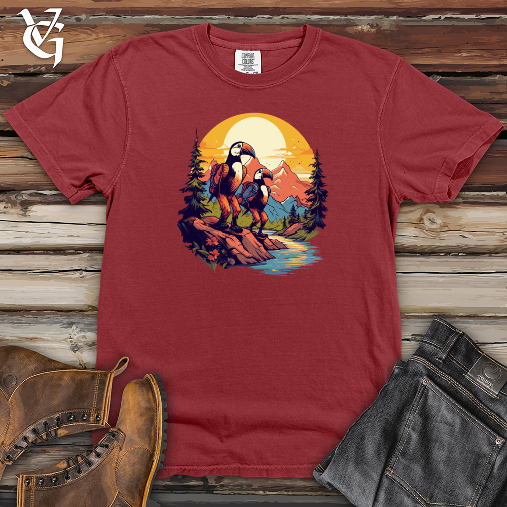 Viking Goods Toucans Hiking Adventure Heavy Cotton Comfort Colors Tee Brick / L