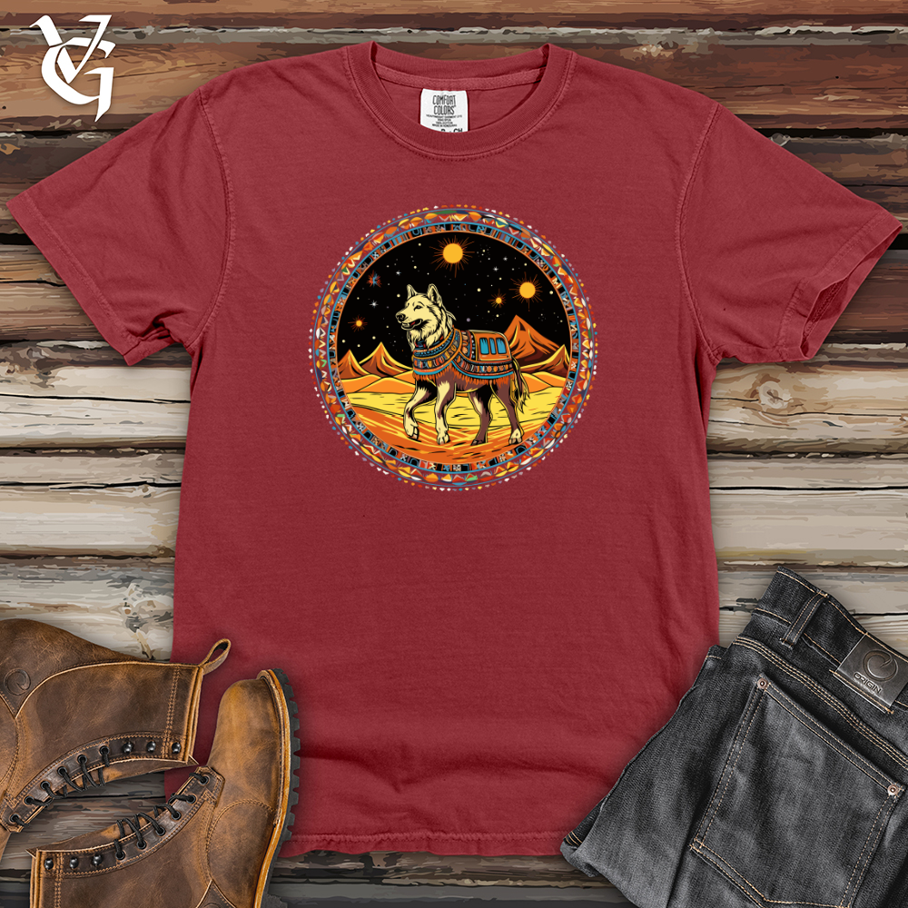 Viking Goods Tribal Canine Cosmos Heavy Cotton Comfort Colors Tee Brick / L