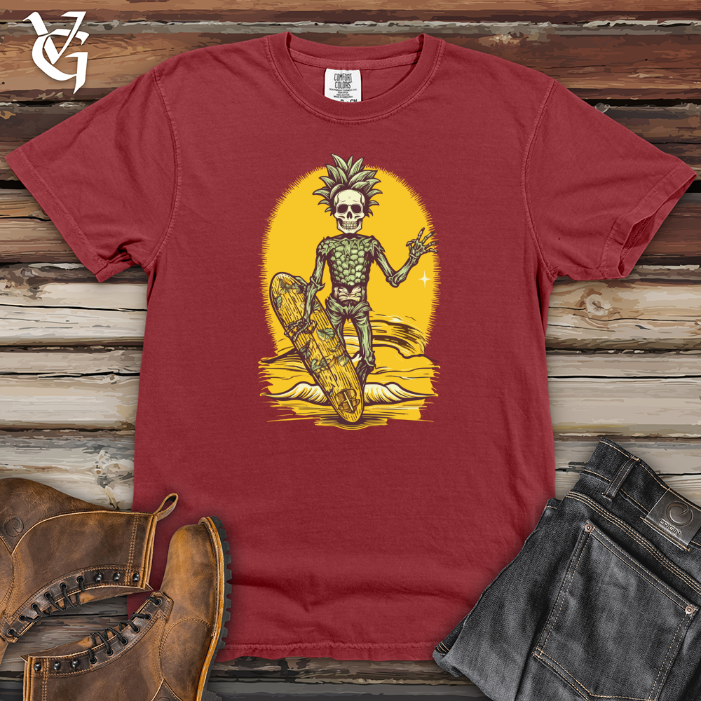 Viking Goods Tropical Bone Surfer Heavy Cotton Comfort Colors Tee Brick / L