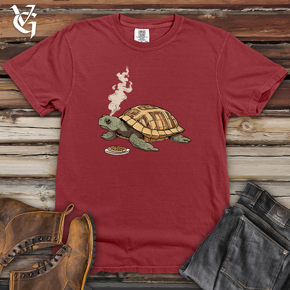 Viking Goods Turtle Waffle Breakfast Heavy Cotton Comfort Colors Tee Brick / L