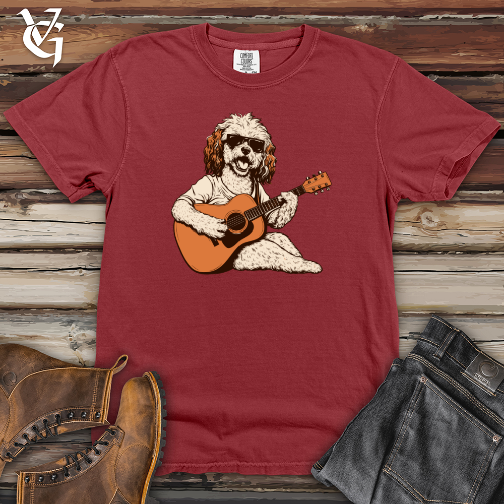 Viking Goods Vintage Jamming Pooch Heavy Cotton Comfort Colors Tee Brick / L