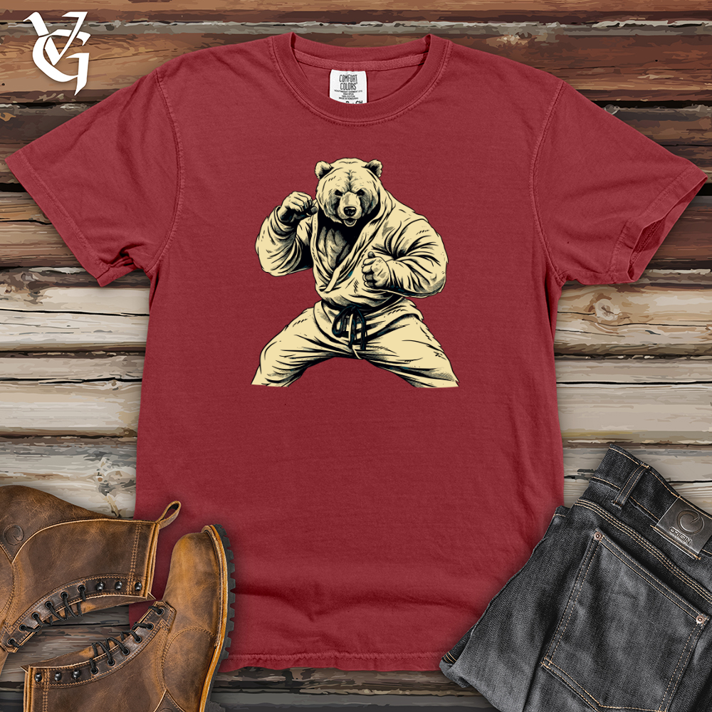 Viking Goods Vintage Karate Bear Heavy Cotton Comfort Colors Tee Brick / L