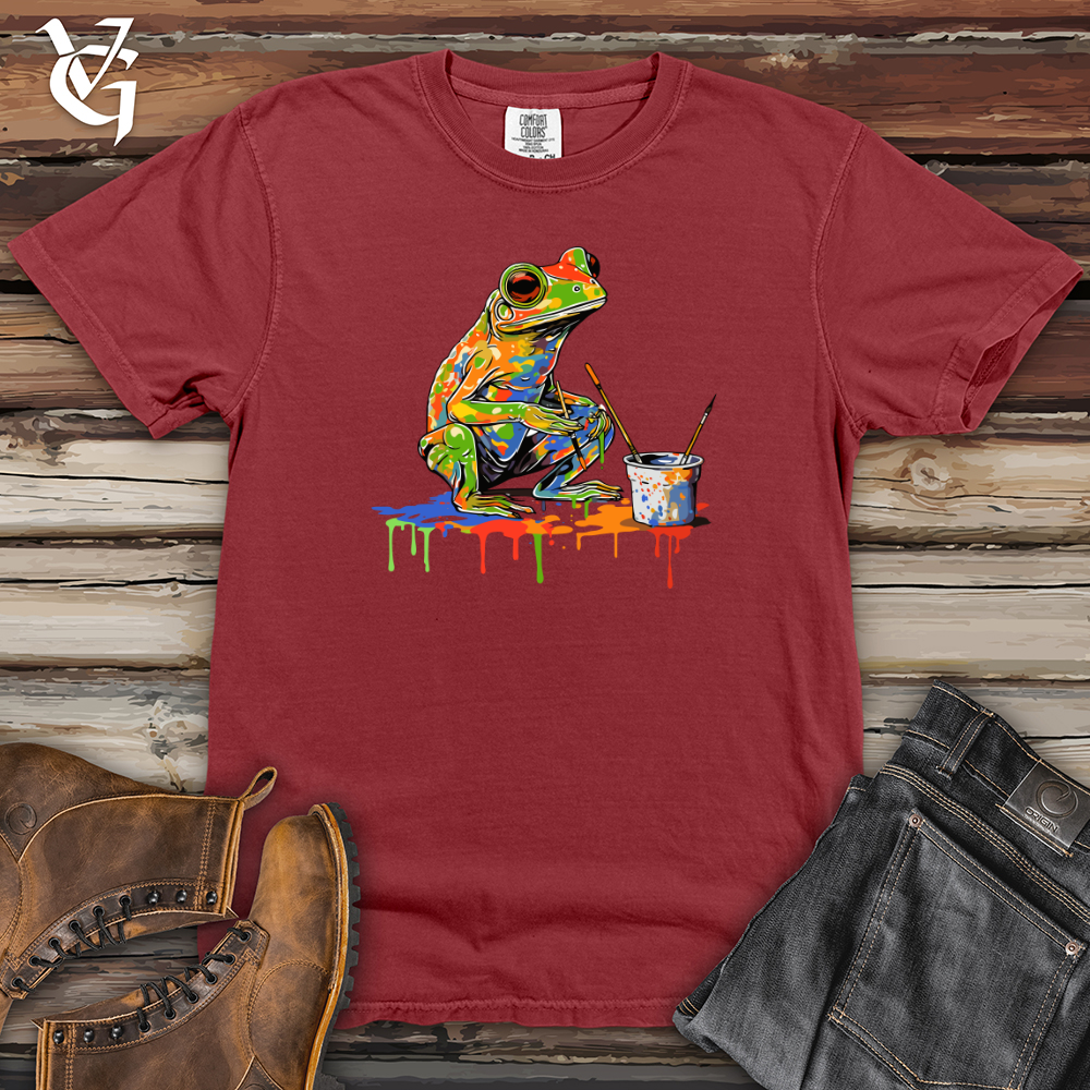 Viking Goods Vintage Masterpiece Frog Heavy Cotton Comfort Colors Tee Brick / L