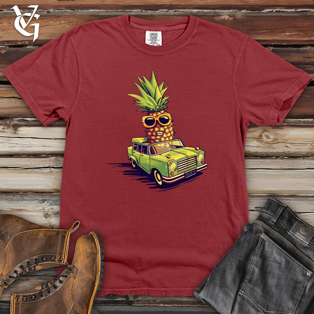 Viking Goods Vintage Pineapple Cruiser Heavy Cotton Comfort Colors Tee Brick / L