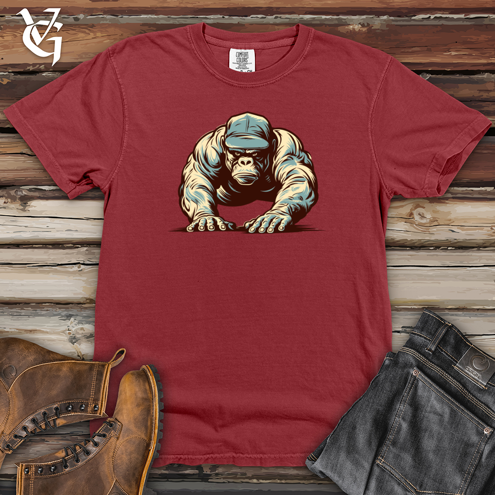 Viking Goods Vintage Push Up Gorilla Heavy Cotton Comfort Colors Tee Brick / L