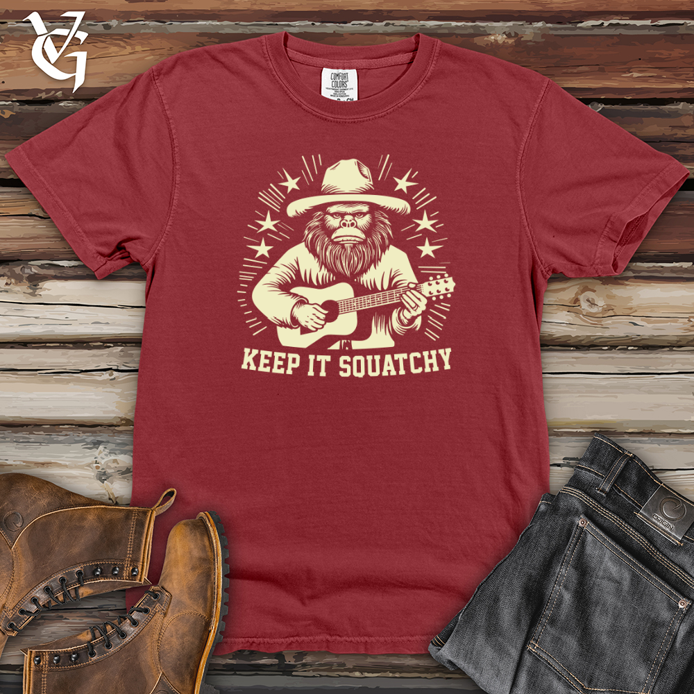 Viking Goods Vintage Serenade Sasquatch Heavy Cotton Comfort Colors Tee Brick / L