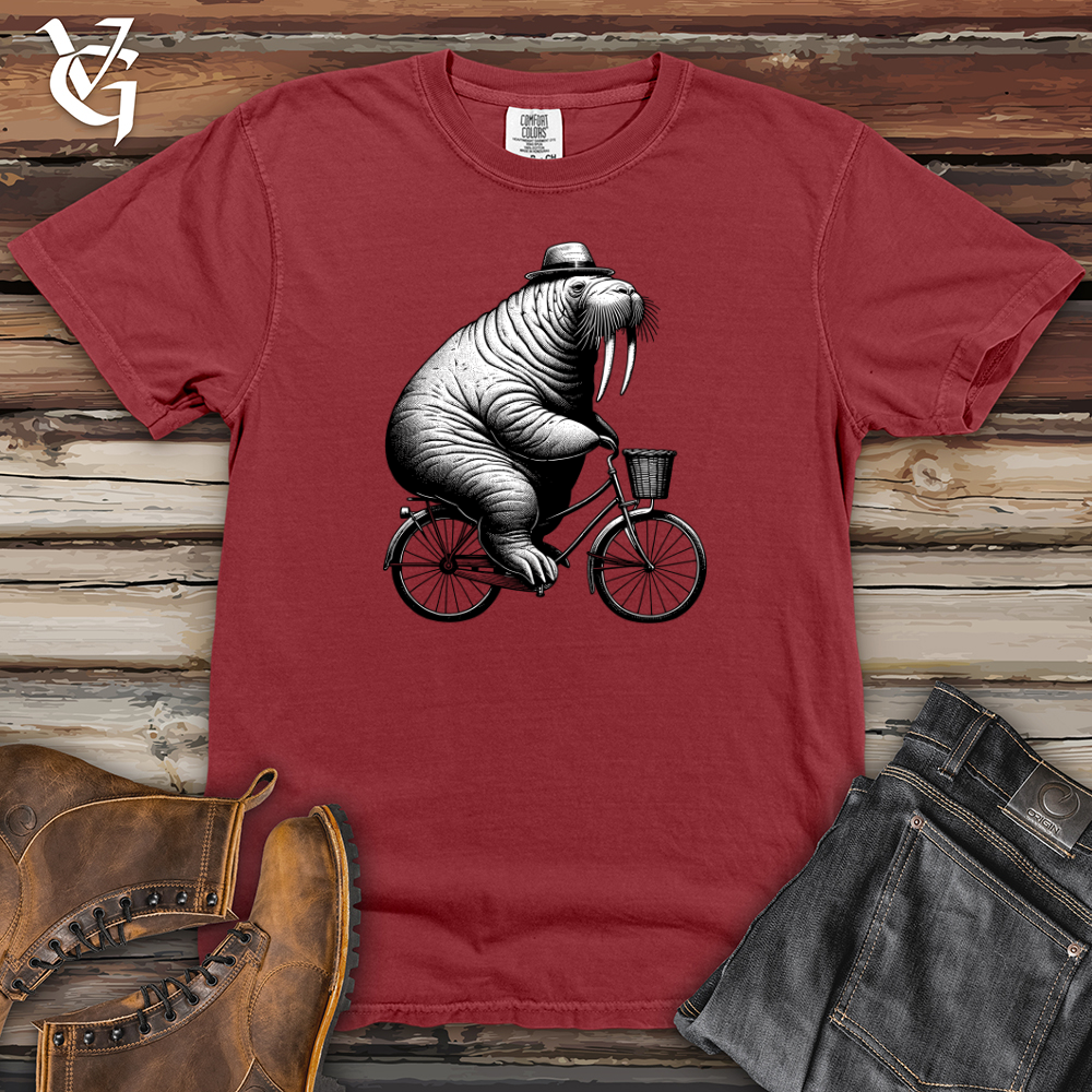 Viking Goods walrus Heavy Cotton Comfort Colors Tee Brick / L