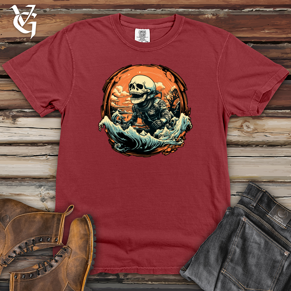 Viking Goods Whale Scaping Expedition Heavy Cotton Comfort Colors Tee Brick / L