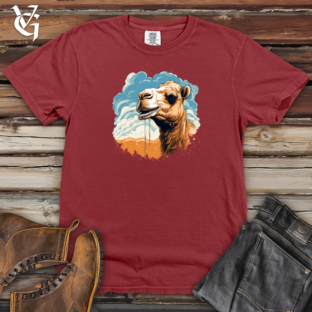 Viking Goods Whirling Dune Camel Heavy Cotton Comfort Colors Tee Brick / L