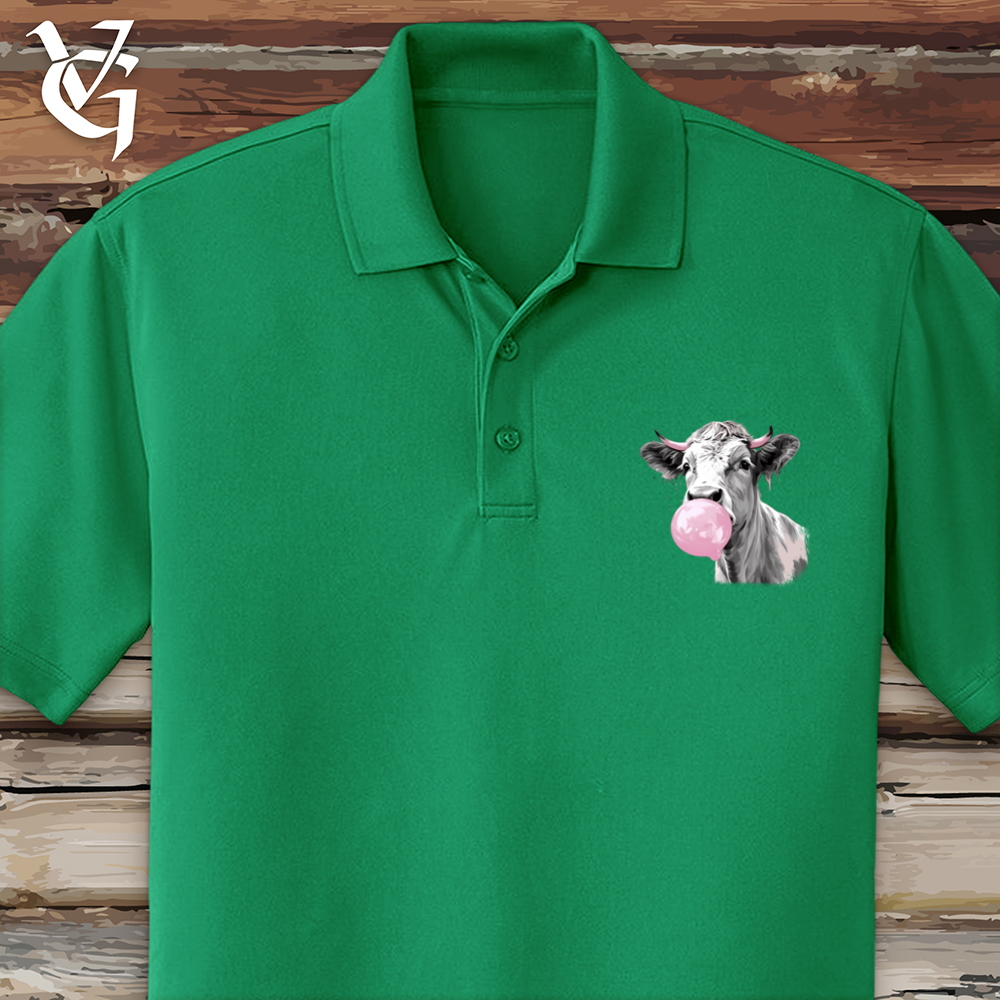 Viking Goods Cow Gum Polo Bright Kelly Green / L
