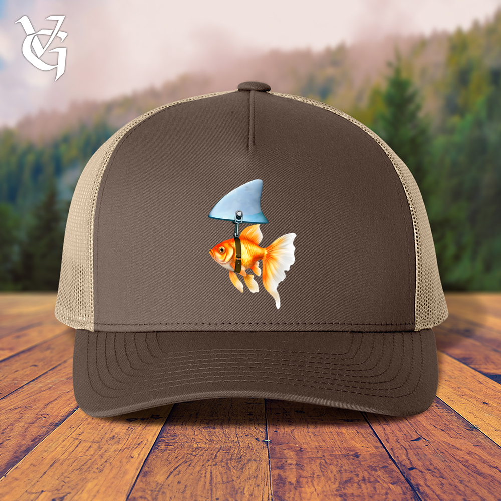 Viking Goods Goldfish Shark Fin Trucker Cap Brown/ Khaki