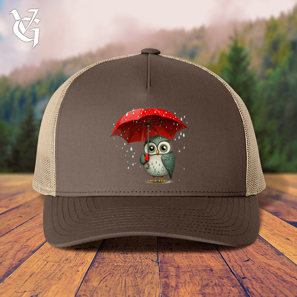 Viking Goods Owl In The Rain Trucker Cap Brown/ Khaki