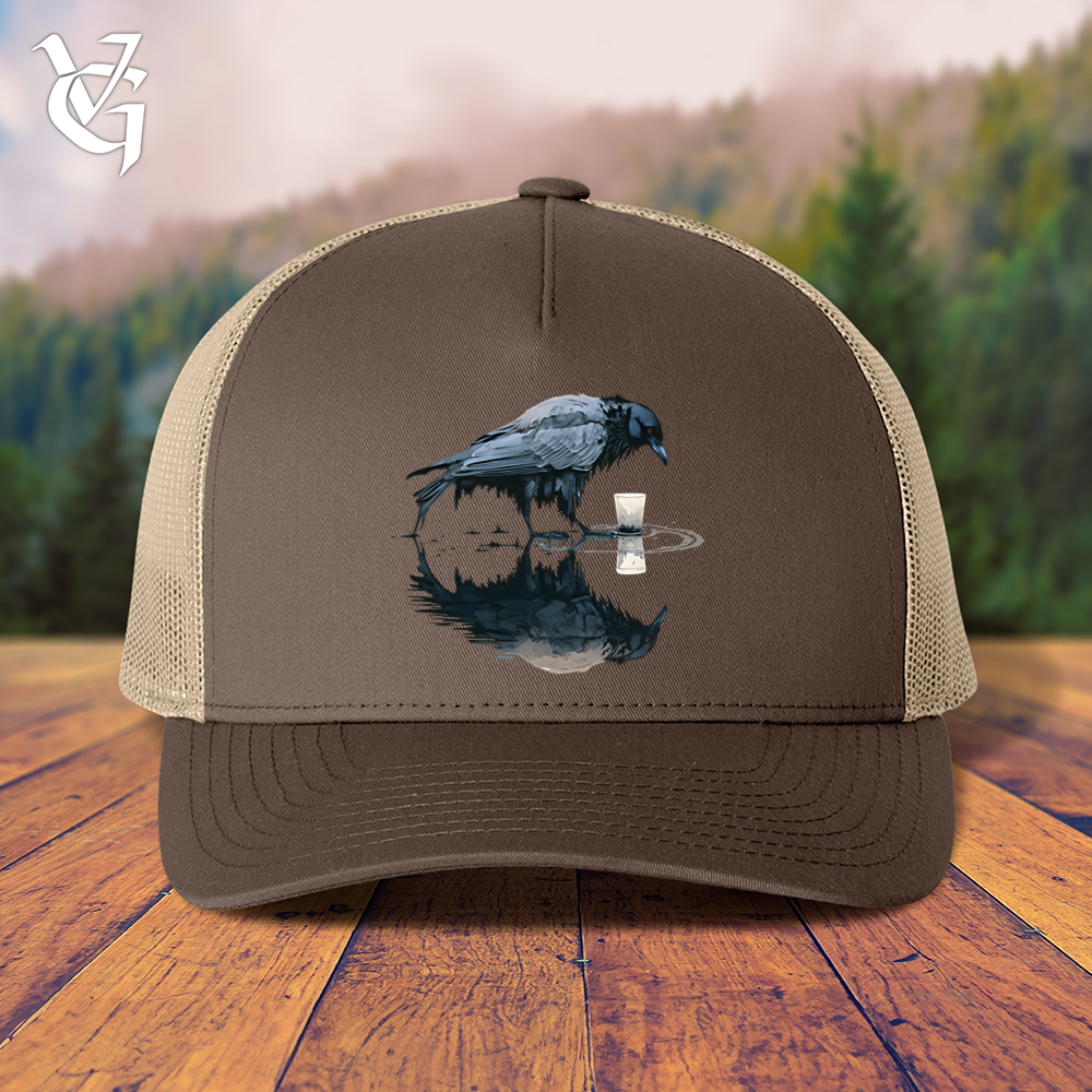 Viking Goods Raven Reflection Trucker Cap Brown/ Khaki
