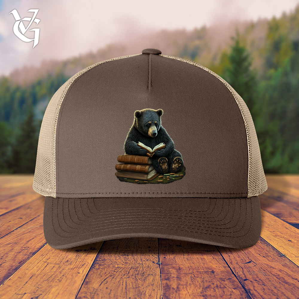 Viking Goods Studious Bear Trucker Cap Brown/ Khaki