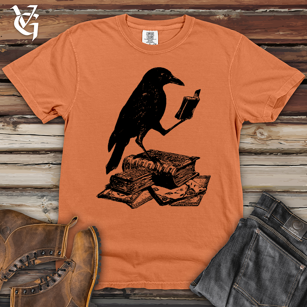 Viking Goods A Little Light Reading Heavy Cotton Comfort Colors Tee Burnt Orange / L