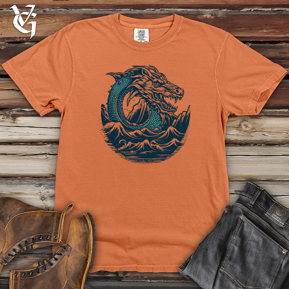 Viking Goods Aquatic Drake Fury Heavy Cotton Comfort Colors Tee Burnt Orange / L