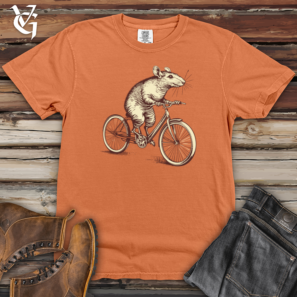 Viking Goods Armadillo Pedal Power Adventure Heavy Cotton Comfort Colors Tee Burnt Orange / L