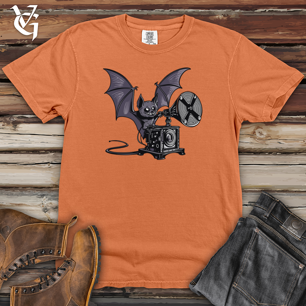 Viking Goods Bat Projectionist Nights Heavy Cotton Comfort Colors Tee Burnt Orange / L