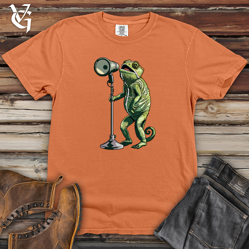 Viking Goods Chameleon Vocal Solo Heavy Cotton Comfort Colors Tee Burnt Orange / L