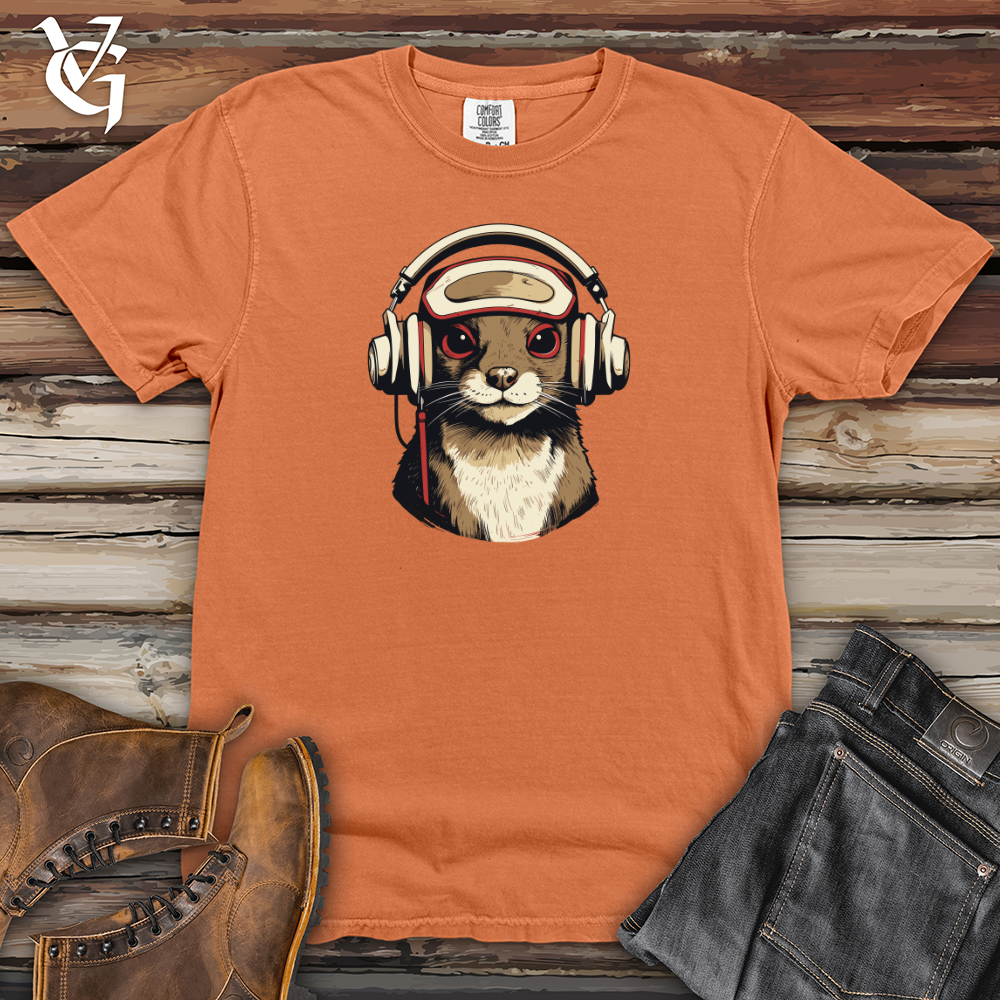 Viking Goods Classic Beats Mongoose Headphone Style Heavy Cotton Comfort Colors Tee Burnt Orange / L