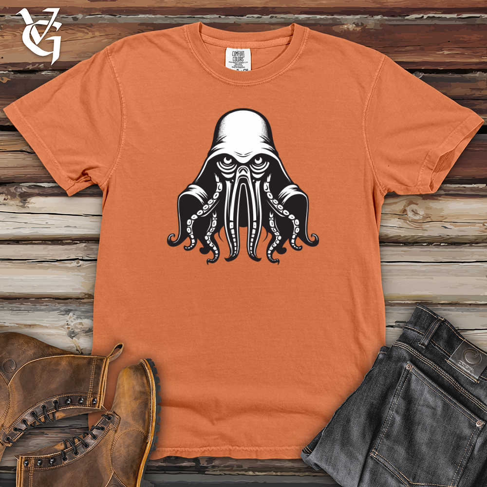 Viking Goods Cloaked Octopus Heavy Cotton Comfort Colors Tee Burnt Orange / L