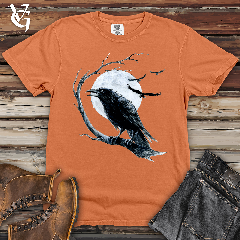 Viking Goods Cold Winter Raven Heavy Cotton Comfort Colors Tee Burnt Orange / L