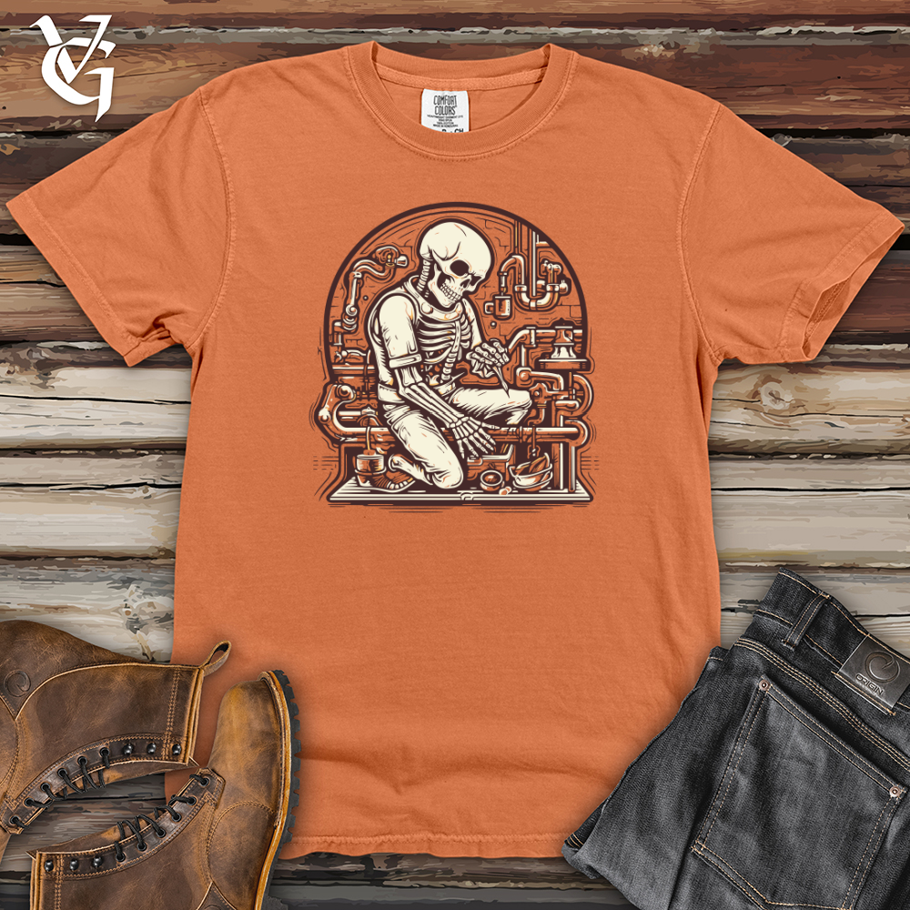 Viking Goods Diligent Orange Plumber Heavy Cotton Comfort Colors Tee Burnt Orange / L