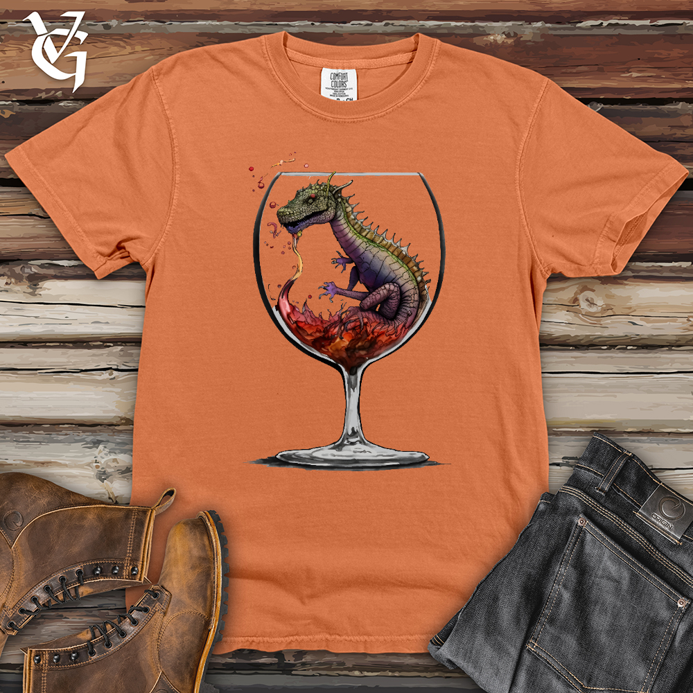 Viking Goods Dragons Drink Heavy Cotton Comfort Colors Tee Burnt Orange / L