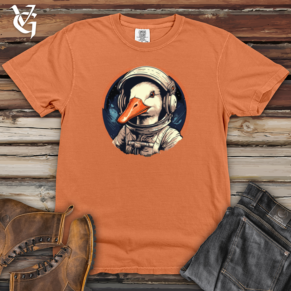 Viking Goods Duck Space Odyssey Heavy Cotton Comfort Colors Tee Burnt Orange / L