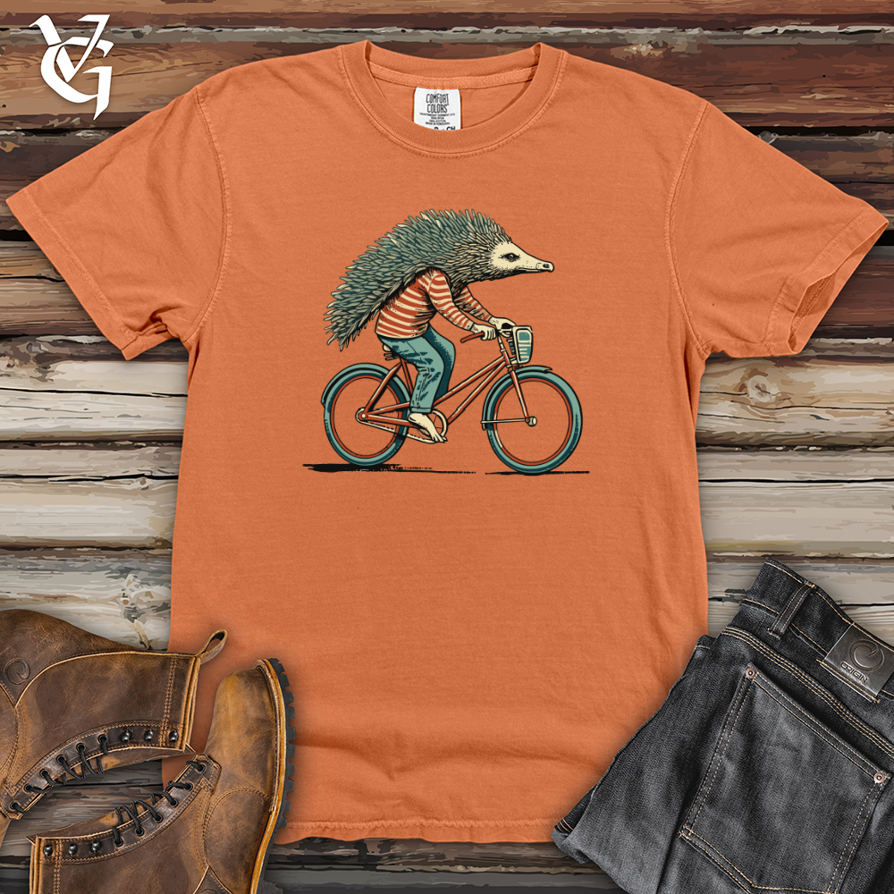 Viking Goods Echidna Cycle Spiny Spin Adventure Heavy Cotton Comfort Colors Tee Burnt Orange / L