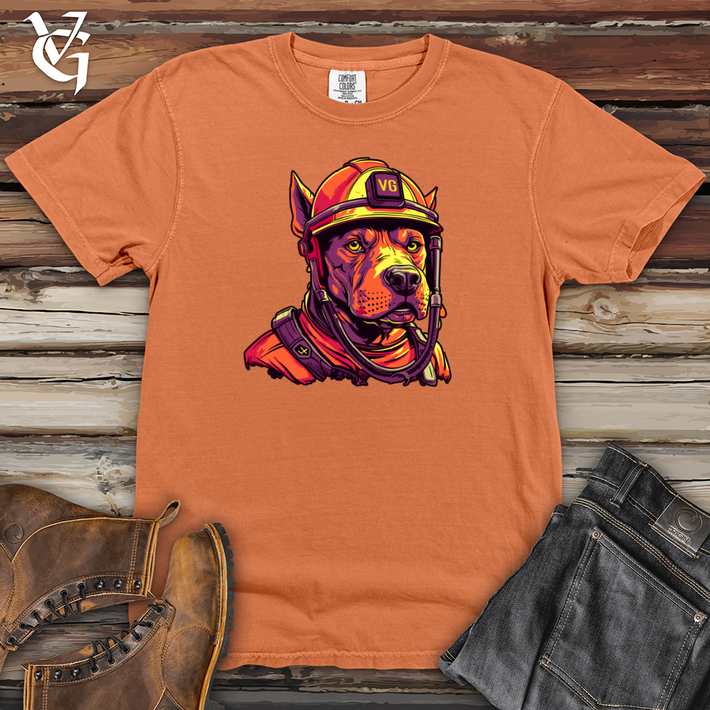 Viking Goods Firefighter Hero Hound Heavy Cotton Comfort Colors Tee Burnt Orange / L