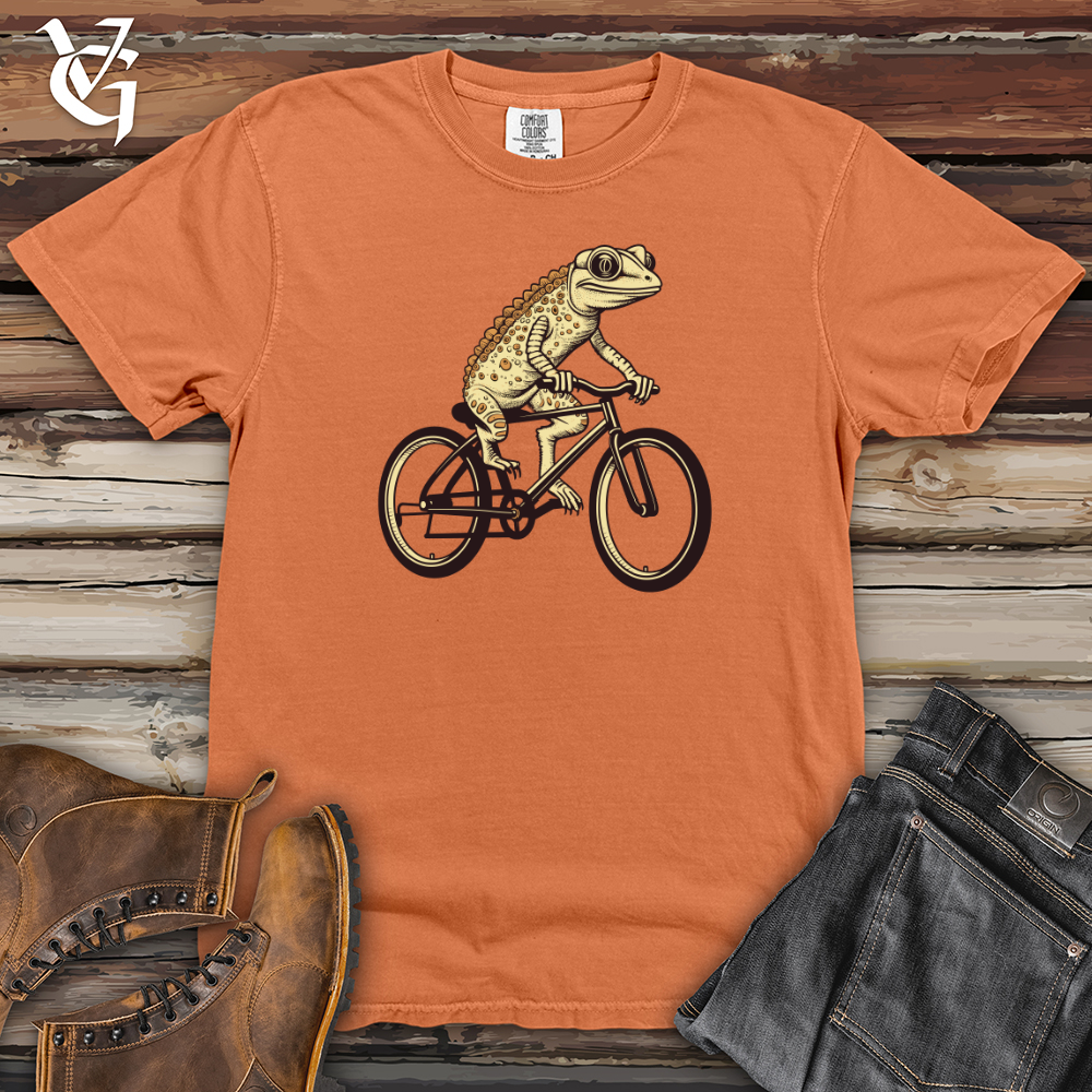 Viking Goods Gecko Cycle Desert Dash Adventure Heavy Cotton Comfort Colors Tee Burnt Orange / L