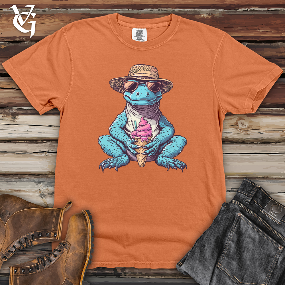 Viking Goods Gecko Summer Treat Heavy Cotton Comfort Colors Tee Burnt Orange / L