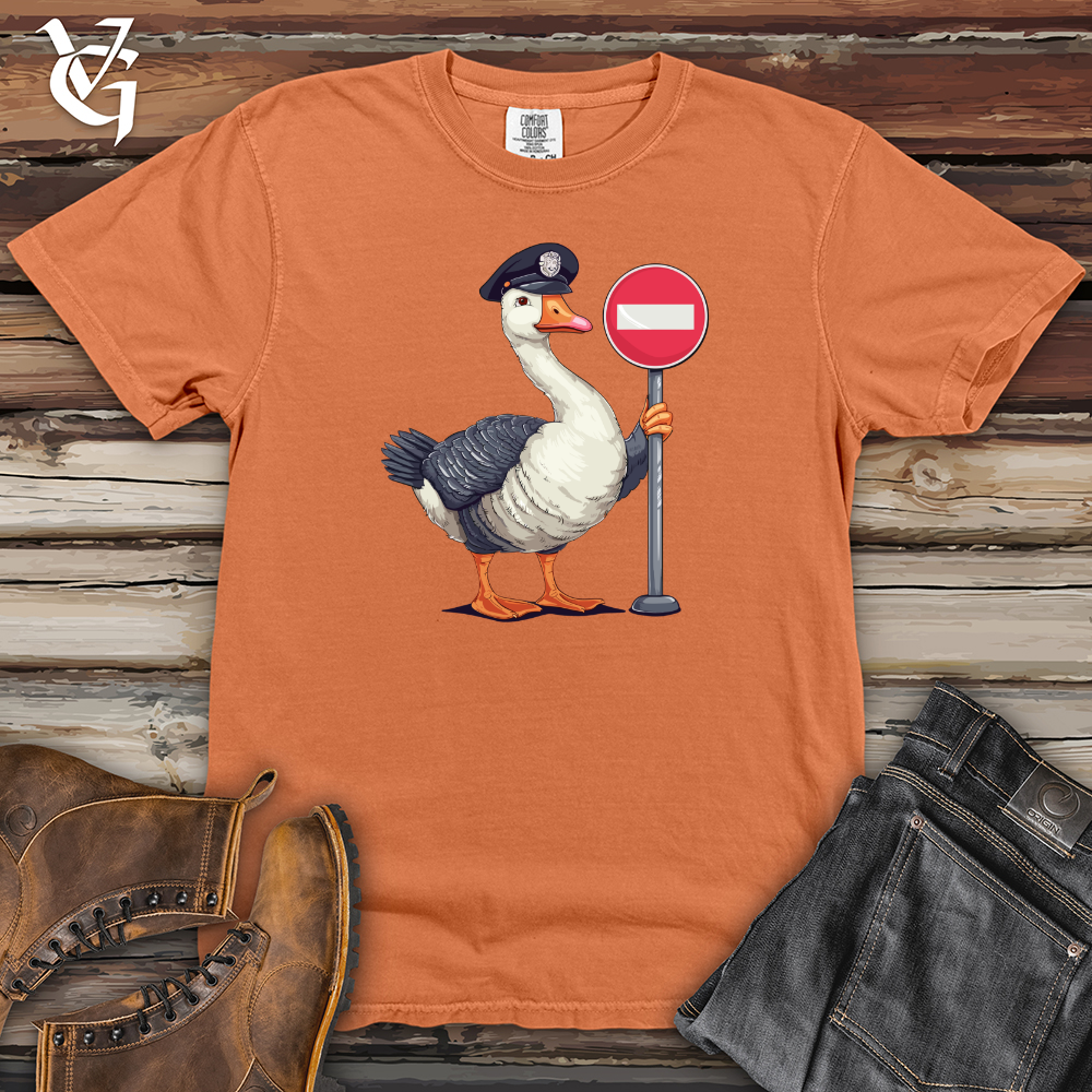 Viking Goods Goose Traffic Guard Heavy Cotton Comfort Colors Tee Burnt Orange / L