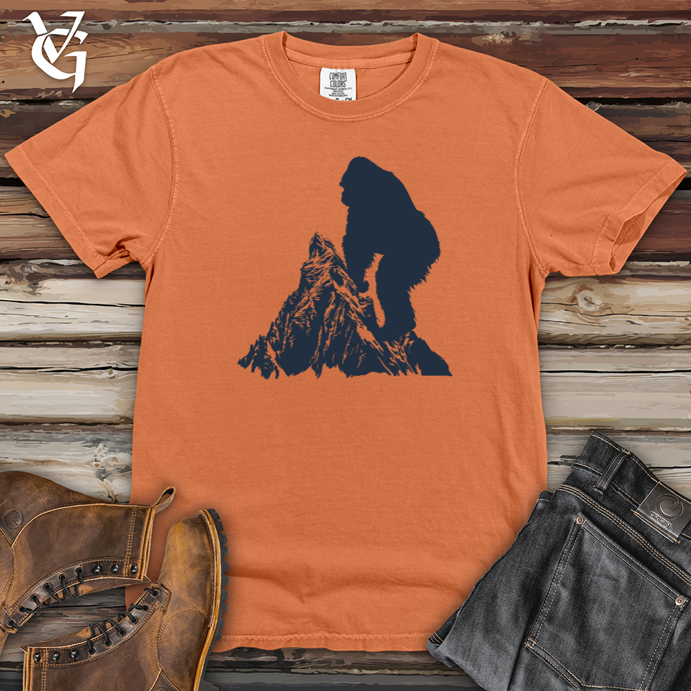 Viking Goods Gorilla Mountain Silhouette Heavy Cotton Comfort Colors Tee Burnt Orange / L