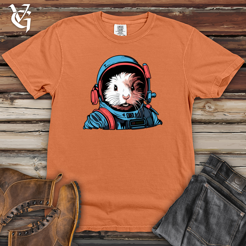 Viking Goods Guinea Pig Astronaut Heavy Cotton Comfort Colors Tee Burnt Orange / L