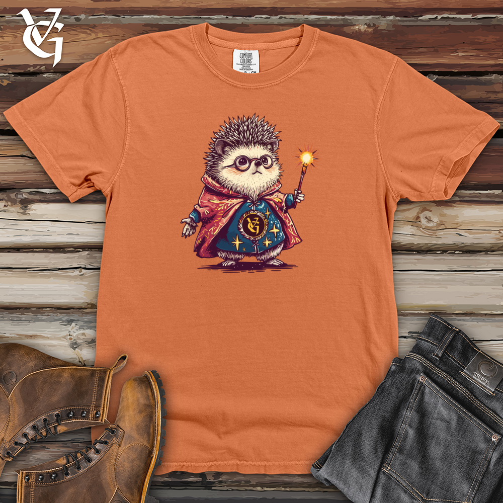 Viking Goods Hedgehog Wizard Enchantment Heavy Cotton Comfort Colors Tee Burnt Orange / L
