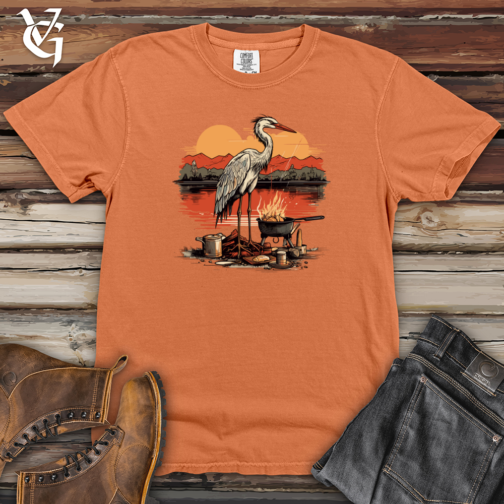 Viking Goods Heron Lakeside Grilling Heavy Cotton Comfort Colors Tee Burnt Orange / L