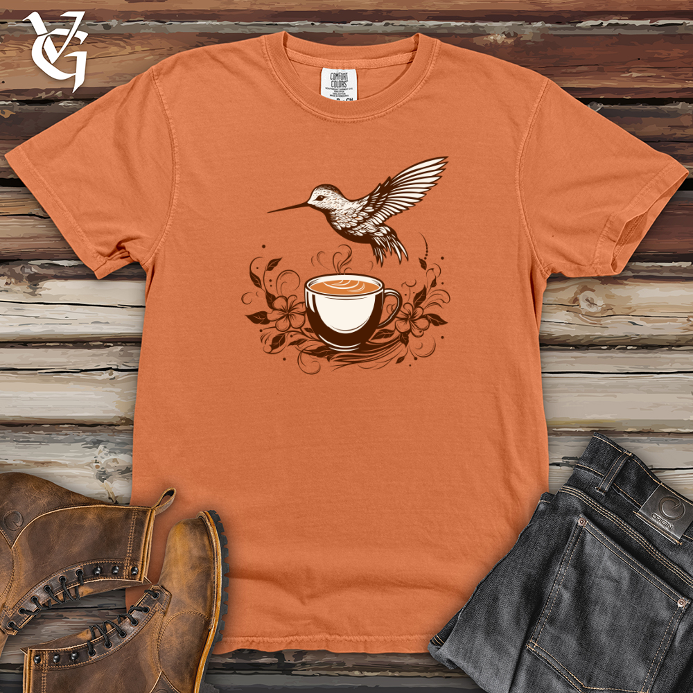 Viking Goods Hummingbird Coffee Crisp Heavy Cotton Comfort Colors Tee Burnt Orange / L