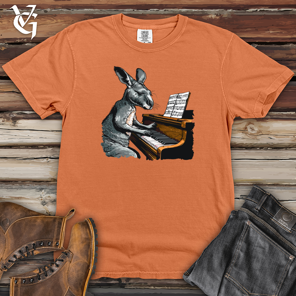 Viking Goods Kangaroo Piano Concert Heavy Cotton Comfort Colors Tee Burnt Orange / L